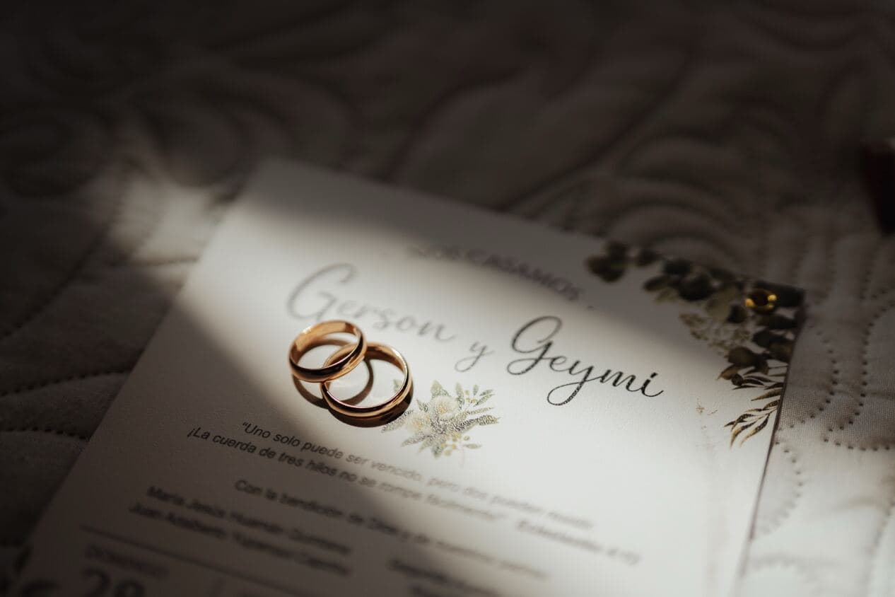 Detalles de la boda